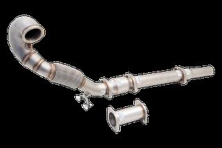 3" Downpipe with High-Flow Catalytic Converter, 304 Stainless Steel (for track and off road use only)
