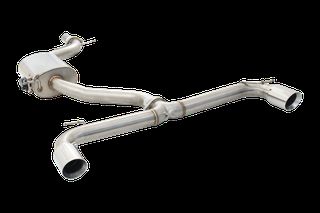 3" Cat-Back System with Varex Muffler, 304 Stainless Steel