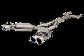3" Twin Cat-Back System with Varex Mufflers, 304 Stainless Steel