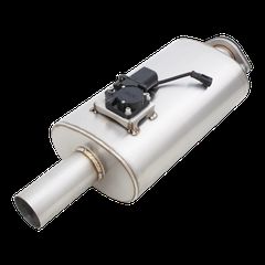 Oval Body 6" x 10" x 15" (15,24cm x 25,4cm x 38,1cm) Center in/Center out 2.5" Flanged Inlet, 2.5" Single-wall Outlet