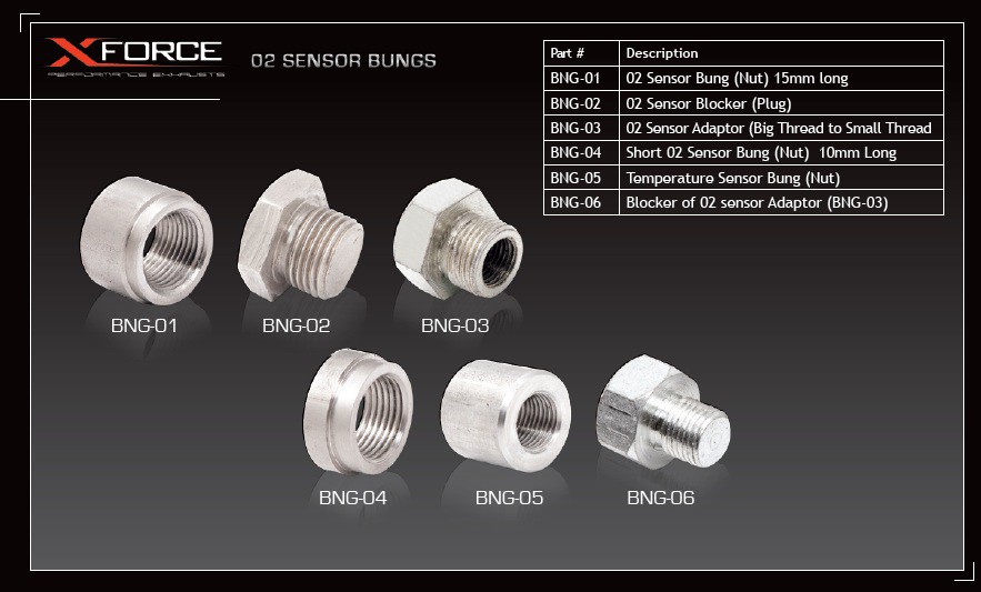 O2 Sensor Bung 10mm Long (Thin)