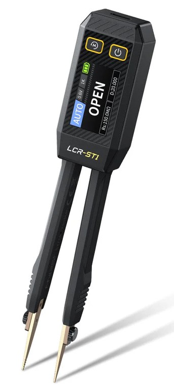Testeur LCR/ESR à Pince Fnirsi LCR-ST1 - Pour Composants SMD, Test De Diode, Résistance, Neuf
