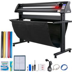 VEVOR Vinyl Cutter, 1350mm Vinyl Plotter, LED Screen Plotter Cutter, Ημιαυτόματο ενσωματωμένο οπτικό μάτι, συμβατό με λογισμικό SignMaster για σύστημα Windows με βάση