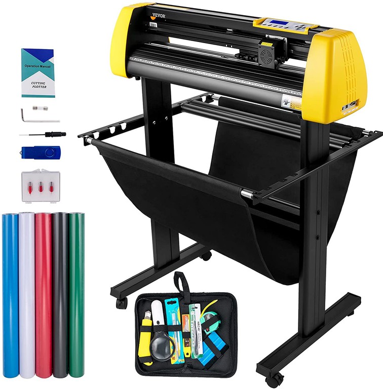 Οθόνη LCD VEVOR 34" Vinyl Cutter/Plotter Software Machine κοπής 3 Blades