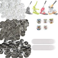 VEVOR 1,25" 32mm Button Badge Parts Supplies for Button Maker Machine 500 Sets