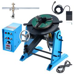 VEVOR 30KG Περιστροφικός Πίνακας Συγκόλλησης 0-90° Positioning Positioning Turntable 1-12RPM