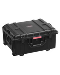 VEVOR 3.5 Cu.ft Αδιάβροχη σκληρή θήκη κυλιόμενες ρόδες & ανασυρόμενη λαβή μαύρη