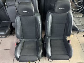 ΔΕΡΜΑΤΙΝΑ ΚΑΘΙΣΜΑΤΑ BUCKET RENAULT MEGANE GT LINE 3ΠΟΡΤΟ 2008-2014