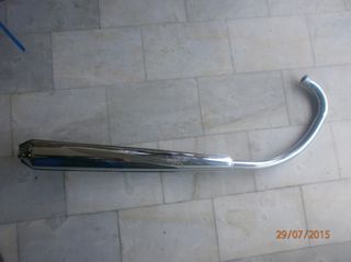 Honda cb100 εξατμιση cb50 cb50j cafe racer cb 50 100 125 cm cb125t cb 125 t cb125 exhaust muffler downpipe silencer