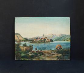 Πίνακας ελαιογραφια, vintage.