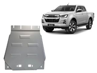 ΠΟΔΙΑ ΠΡΟΣΤΑΣΙΑΣ ΑΤΣΑΛΙΝΗ ΣΑΣΜΑΝ ΓΙΑ Isuzu D-Max (2019-2024) ***ΛΑΔΑΣ 4Χ4***