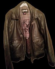 SCHOTT Ανδρικό δερμάτινο Τζάκετ 2XL A2 AVIATOR LEATHER BOMBER JACKET
