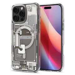 Spigen Ultra Hybrid Zero One (MagFit) Back Cover για iPhone 16 Pro - Natural Titanium