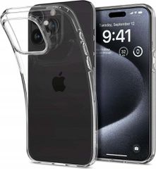 Spigen Liquid Crystal Back Cover Σιλικόνης για iPhone 16 Pro - Διάφανο