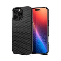 Θήκη Spigen Liquid Air Back Cover Σιλικόνης για iPhone 16 Pro Max - Matte Black