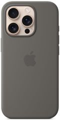 Apple Silicone Case with MagSafe Back Cover για iPhone 16 Pro - Stone Gray