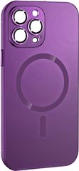 ObaStyle Metal Effect Magnetic Soft Cover Case για Apple iPhone 15 Pro Max - Μωβ