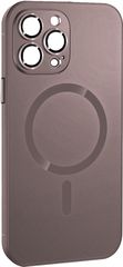 ObaStyle Metal Effect Magnetic Soft Cover Case για Apple iPhone 15 Pro Max - Γραφίτης