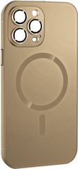 ObaStyle Metal Effect Magnetic Soft Cover Case για Apple iPhone 14 Pro Max - Χρυσό