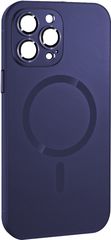 ObaStyle Metal Effect Magnetic Soft Cover Case για Apple iPhone 12 Pro - Μπλε Μαρίν