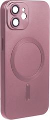 ObaStyle Metal Effect Magnetic Soft Cover Case για Apple iPhone 12 - Ροζ Χρυσό