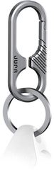 JURA Titanium Anchor Μπρελόκ για AirPods & AirPods Pro – Ασημί
