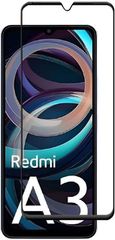 3D Tempered Glass Full Cover & Full Glue για Xiaomi Redmi A3 - Μαύρο