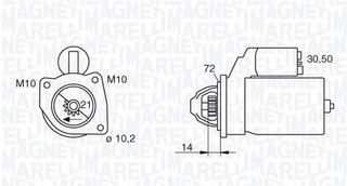 ΜΙΖΑ FORD FIESTA IV 1.3   [MSN8006]