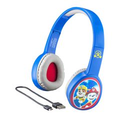 eKids Paw Patrol Ασύρματα Ακουστικά με ασφαλή μέγιστη ένταση ήχου για παιδιά και εφήβους PW-B36VM Γαλάζιο/Λευκό