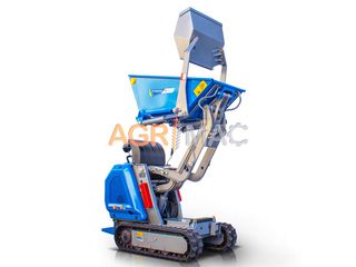 Ντάμπερ - Dumper Graecus 2025 Diesel, υδρ/κό με φορτωτή & υψηλή ανατροπή HT800FL-thumb-1