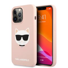 Karl Lagerfeld 3D Rubber Case Choupette's Head Θήκη προστασίας από σιλικόνη – iPhone 13 Pro Max Ροζ - KLHCP13XSLCHLP