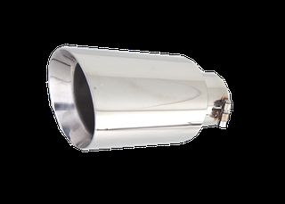 3″ Inlet 3.5″ Round Short Tip, Stainless Steel