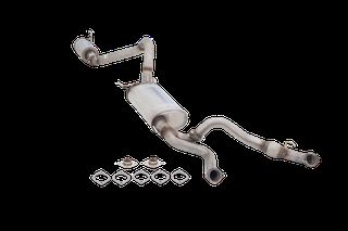 3" Cat-Back System, 409 Raw Stainless Steel