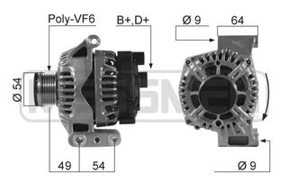 ΔΥΝΑΜΟ ΓΝΗΣΙΟ 12V 105A A.R, FIAT, LANCIA, OPEL, SUZUKI