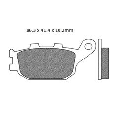 Τακάκια Σετ ARTRAX Για SUZUKI SV 650cc (K3/K4/K5/K6) 2003 2004 2005 2006