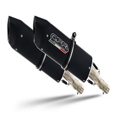 GPR εξατμιση Cagiva X-Raptor 1000 2002-2002, Furore Nero, διπ. τελικ με συνδ.σωλ. - (11312-980)