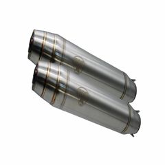 GPR εξατμιση Honda Cb 500 - S  1993-2005, Deeptone Inox Cafè R.,διπλα universal τελικα χ. σωλ. - (11313-988)