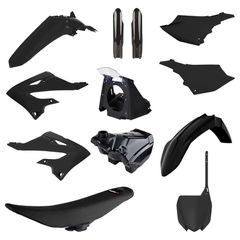 ΚΙΤ ΠΛΑΣΤΙΚΩΝ RESTYLED YAMAHA YZ 125 YZ 250 02-21 ΜΕ ΡΕΖΕΡΒΟΥΑΡ ΦΙΛΤΡΟΚΟΥΤΙ ΚΑΙ ΣΕΛΑ ΜΑΥΡΟ 91573 | POLISPORT