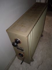 Ηλεκτρικό Καλοριφέρ σόμπα θερμαντικό σώμα SUPER SONAR made in Greece 2500watt ελληνικό vintage retro