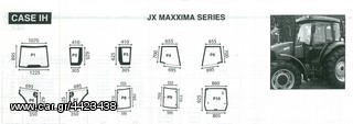 CASE JX 55-60-65-70-75-80-85-90-95 MAXXIMA SERIES ΓΝΗΣΙΑ ΚΡΥΣΤΑΛΛΑ ΚΑΜΠΙΝΑΣ