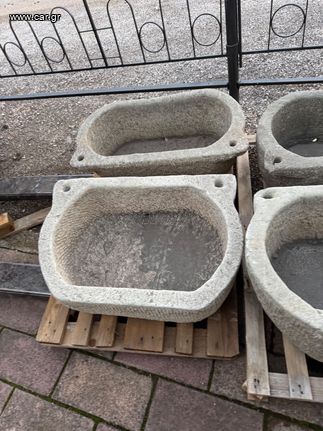 Γούρνες, πέτρινοι νεροχύτες, νιπτήρες παλιές πέτρες πέτρινοι νεροχύτες-thumb-2