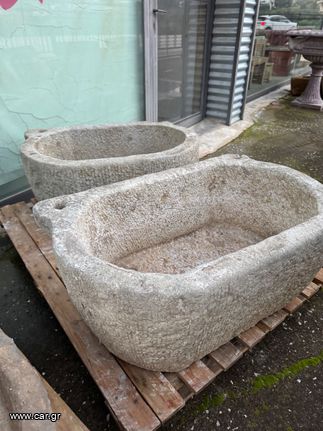 Γούρνες, πέτρινοι νεροχύτες, νιπτήρες παλιές πέτρες πέτρινοι νεροχύτες-thumb-7