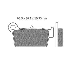 Τακάκια Σετ BIZAR Για SUZUKI RM-Z 250cc (K7/K8/K9/L0/L1/L2/L3/L4/L5/L6/L7/L8/L9) 2007 2008 2009 2010 2011 2012 2013 2014 2015 2016 2017 2018 2019