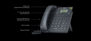 Yealink SIP-T19(P) E2  Ενσύρματο τηλέφωνο ΙΡ μαύρο
