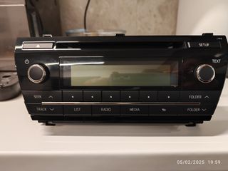 Γνήσιο Ράδιο-Cd-Mp3-Usb Toyota Corolla 2013-2016 με add-on της Metavoice.