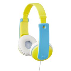 JVC HEADPHONES FOR KIDS YELLOW & LIGHT BLUE HAKD7YNE