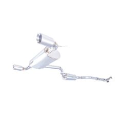 3" Turbo-Back System with Varex Muffler, 304 Stainless Steel