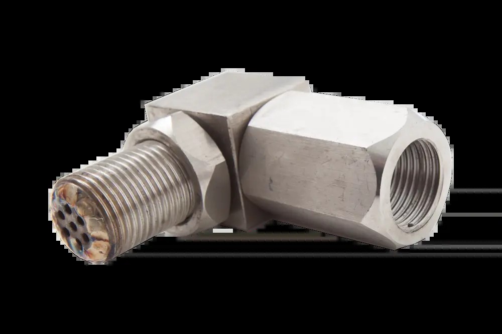 O2 Sensor adapter with mini cat 90'