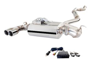 2.5" Cat-Back System with Varex Muffler, 304 Stainless Steel