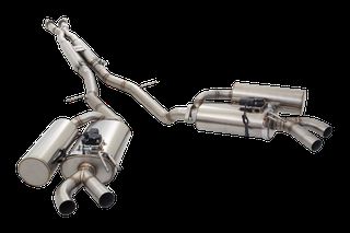 2.5" Cat-Back System with Varex Mufflers, 304 Stainless Steel